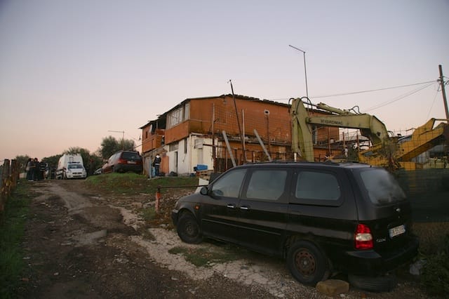 Cesano di Roma — 2012 — sgombero — foto 4