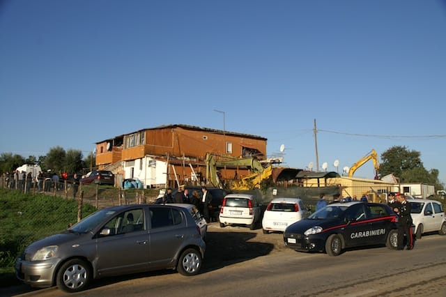 Cesano di Roma — 2012 — sgombero — foto 28