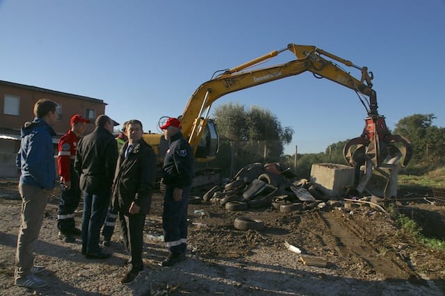 Cesano di Roma — 2012 — sgombero — foto 30