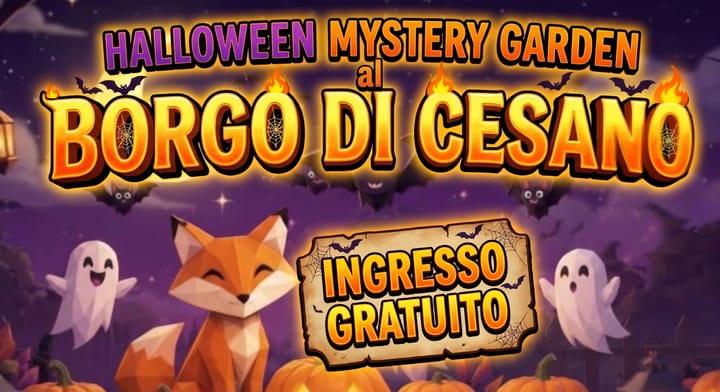 HALLOWEEN MYSTERY GARDEN al Borgo di Cesano