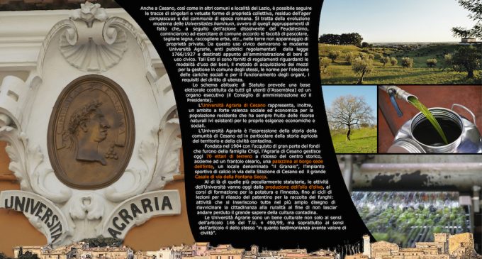 X. L’ Università Agraria di Cesano: uso civico e ruralità