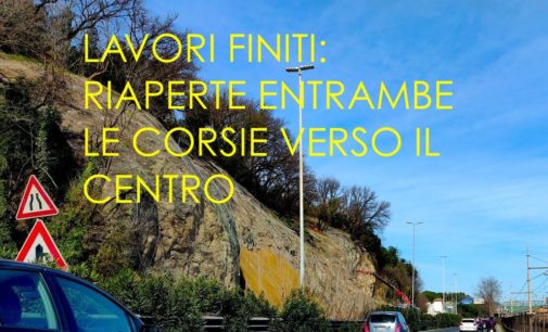 Finiti i lavori in Via Flaminia