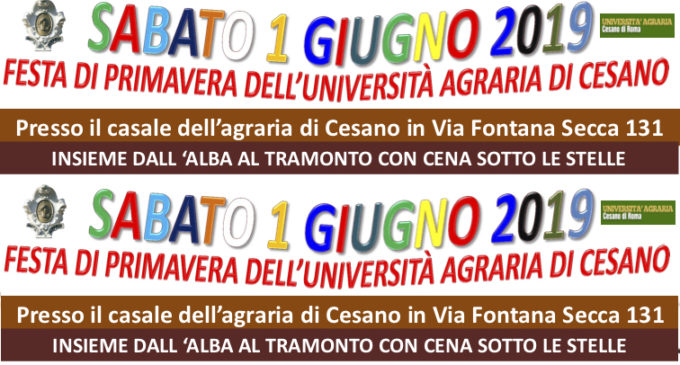 L’Università Agraria festeggia la primavera