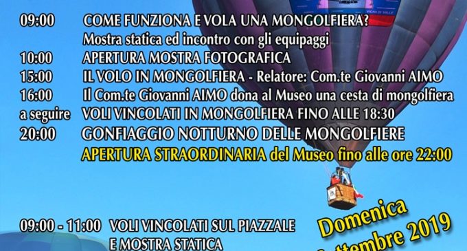 Vigna di Valle sabato 21 e domenica 22 “Mongolfiere sul lago”