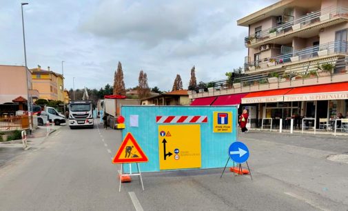 Lavori in via di Baccanello
