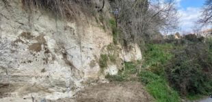 Lavori in via della Fontana Secca